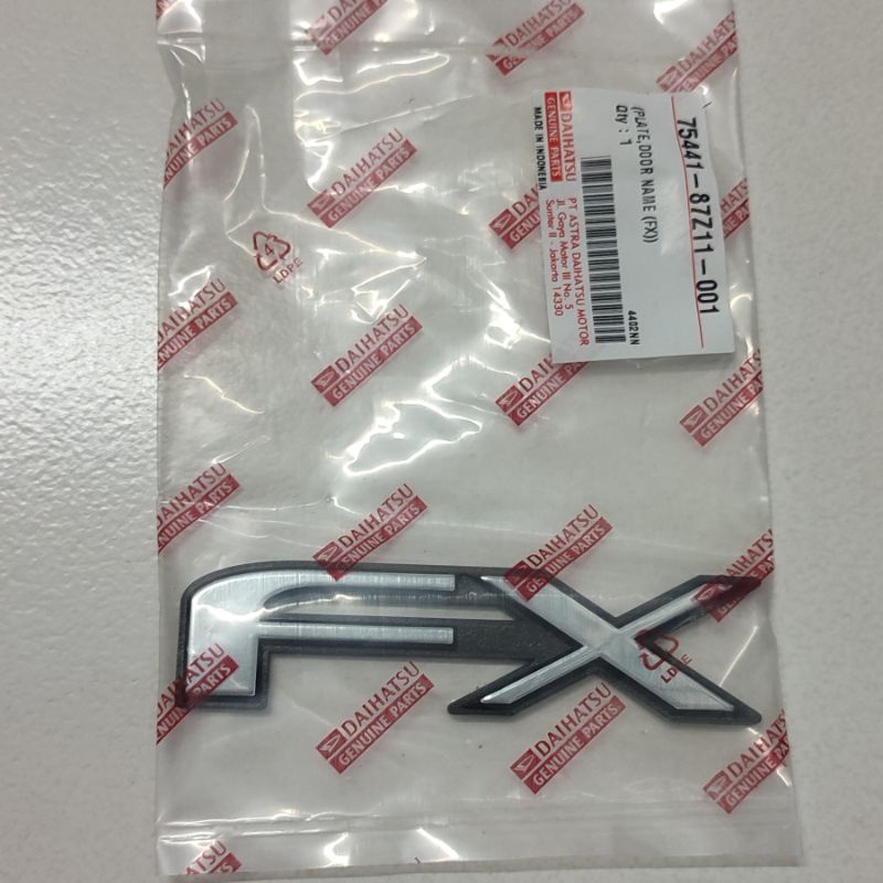 Emblem logo FX taruna original