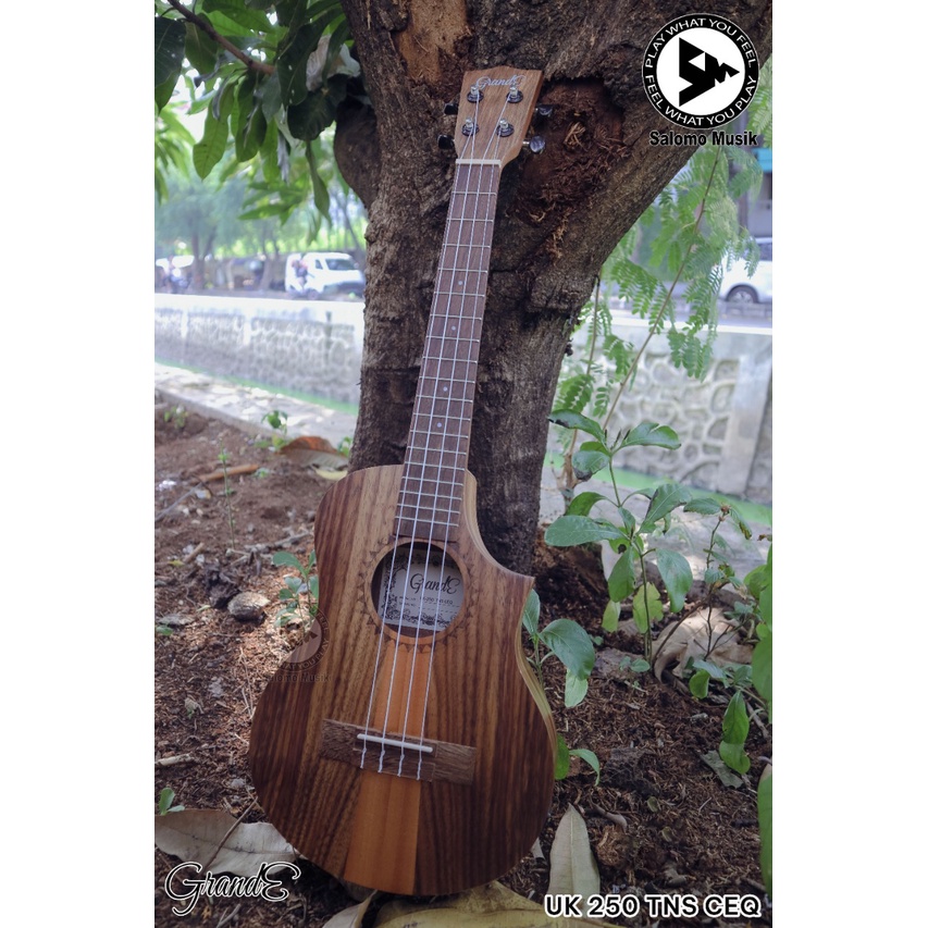 Ukulele Elektrik Grande Tenor UK250T NSC EQ + Softcase