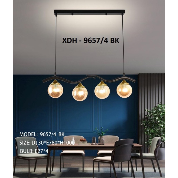 Lampu Gantung Meja Makan Minimalis Nordic XDH 9597