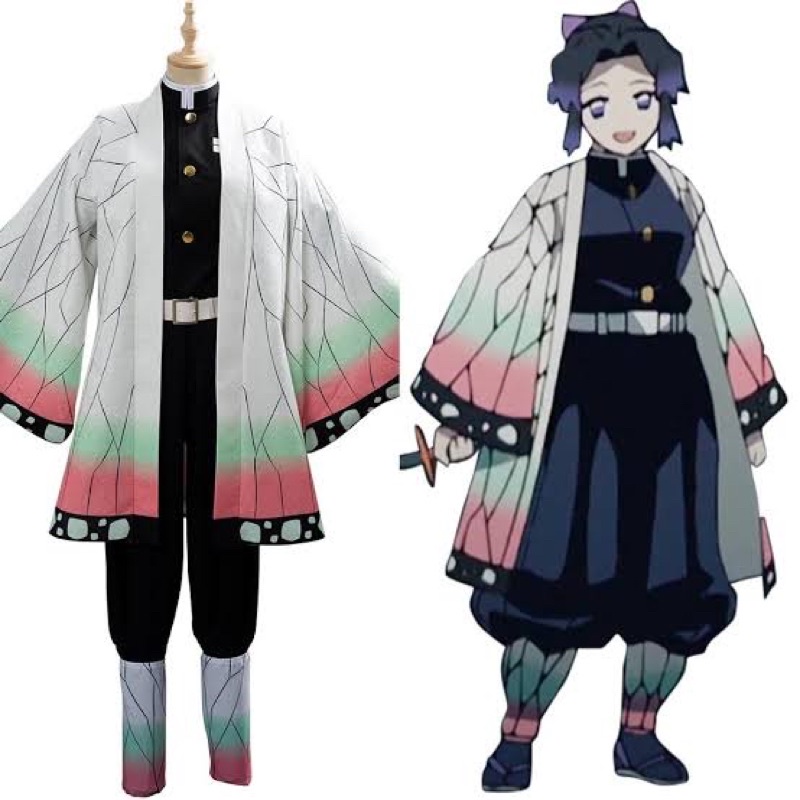 Fullset Cosplay Shinobu Kocho Kochou Shinobu Cosplay Fullset