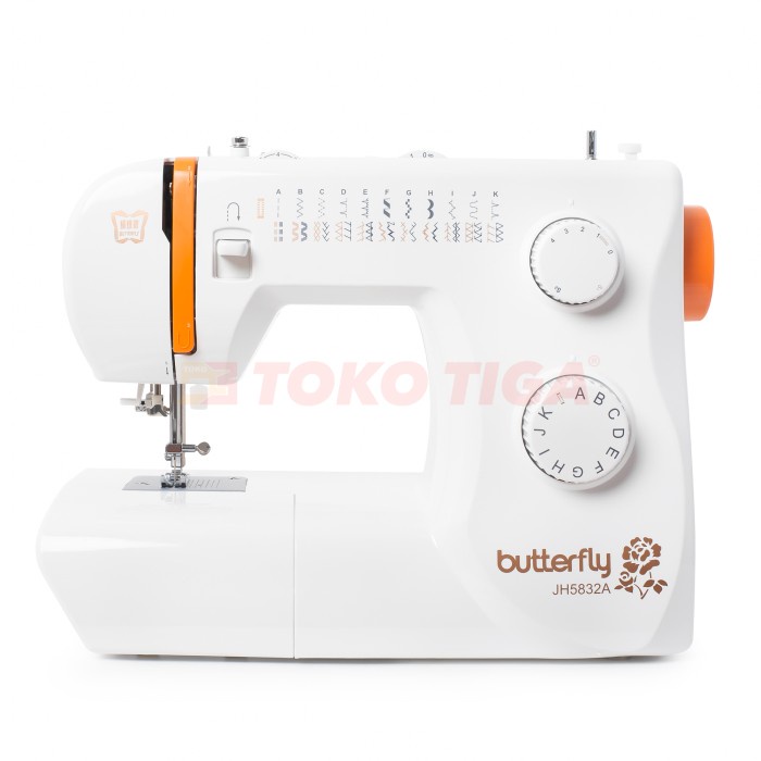 MESIN JAHIT BUTTERFLY JH5832A ( MULTIFUNGSI PORTABLE )