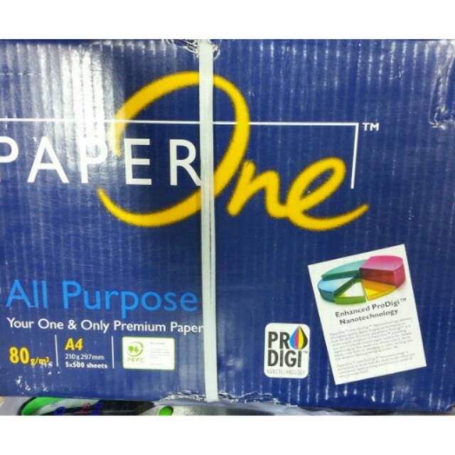 

Kerta HVS a4 80 gram paper one