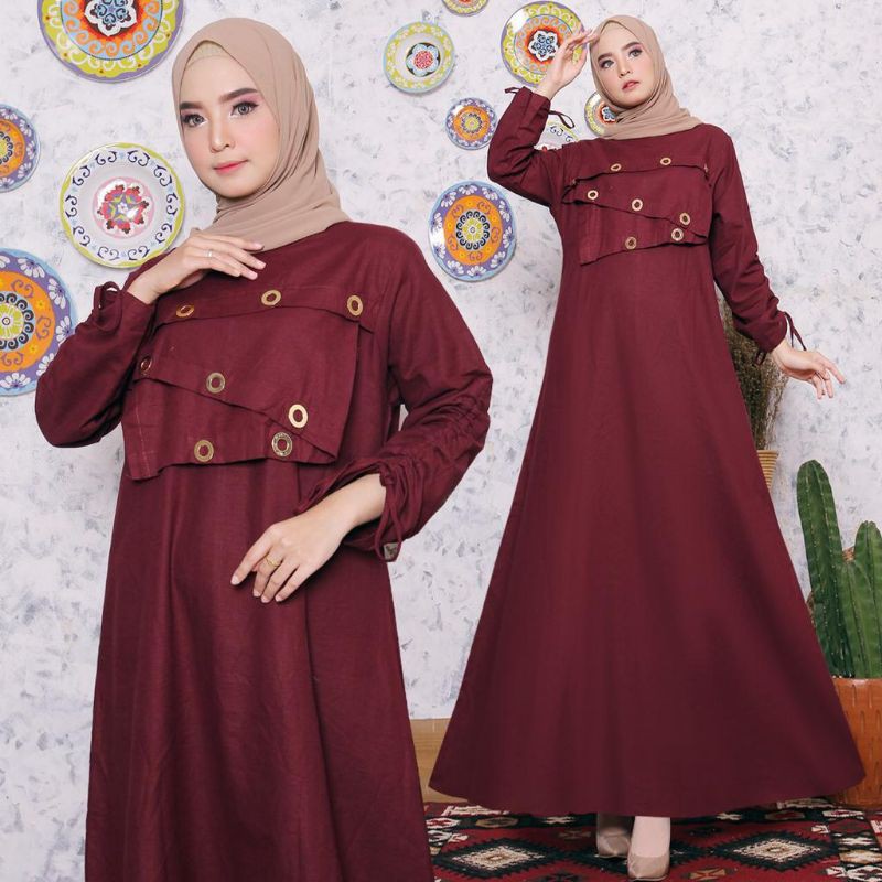 GAMIS KATUN RAMI/RING EMAS