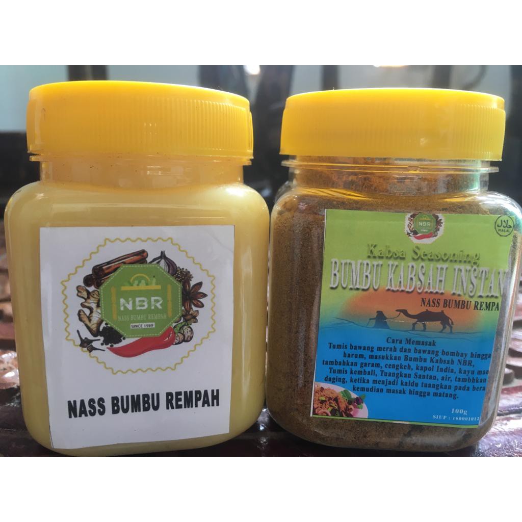 

PROMO HEMAT Bumbu Nasi Kabsah + Minyak Samin / Bumbu Bubuk Nasi Kabsah Nass Bumbu Rempah