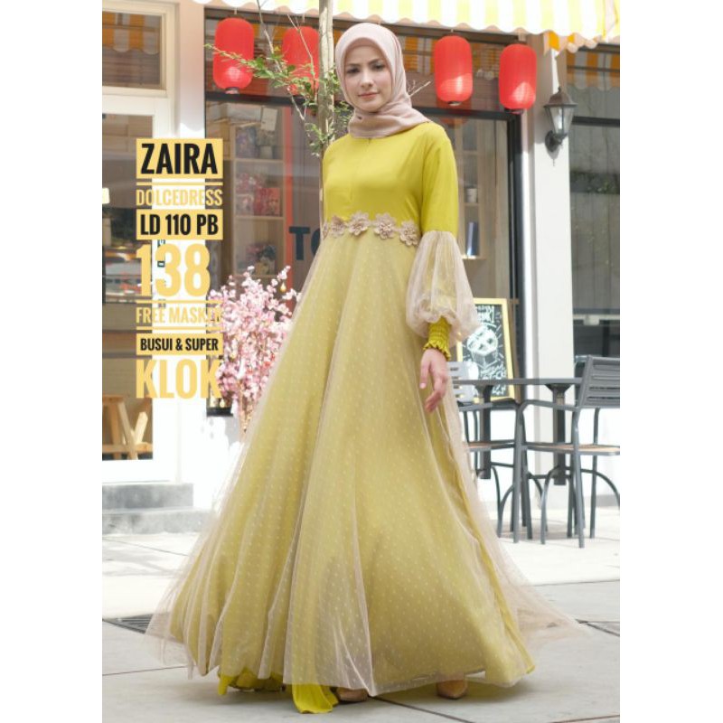 Y7U1 DASTER ARAB DOLCE ZAIRA BY DOLCE DRESS ORI