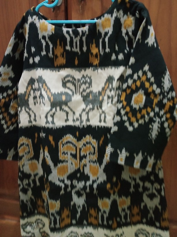 Kloki Lurik D0226, Blouse Batik Wanita Modern Nona Rara