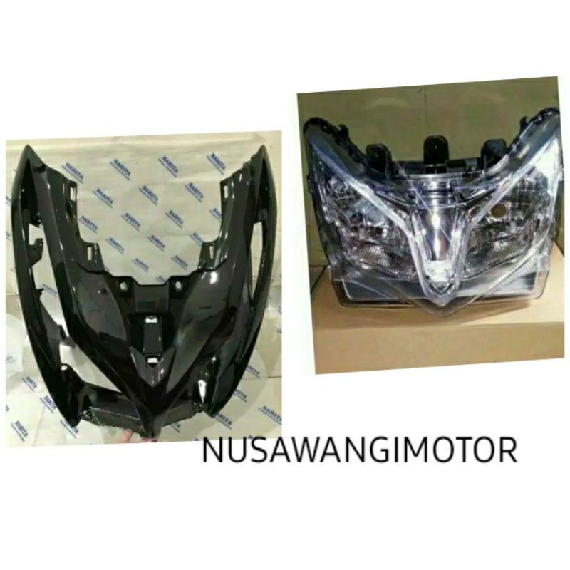Tameng Dan Lampu Depan Vario Techno 125 F1 pgm
