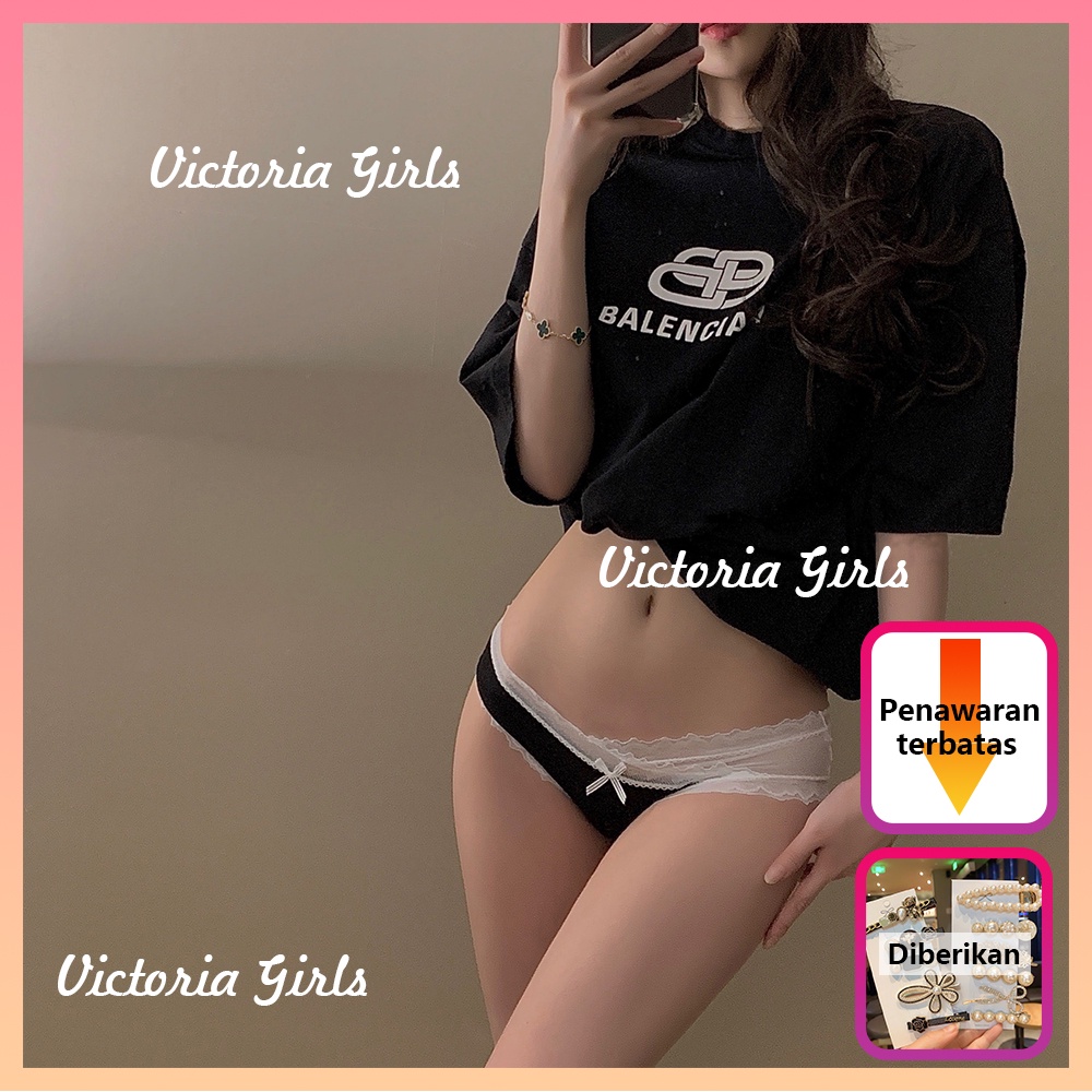 Victoria's Secret  CELANA DALAM WANITA polos CD wanita PREMIUM QUALITY SEAMLESS halus bahan katun gr