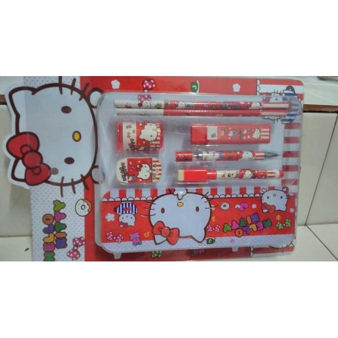 

Top!! Kembali Sekolah Baru 1 Set Perlengkapan Alat Tulis Hello Kitty