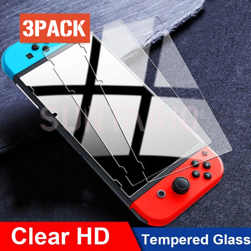 (Hd Jernih 9h Pelindung Layar Tempered Glass Untuk  Switch