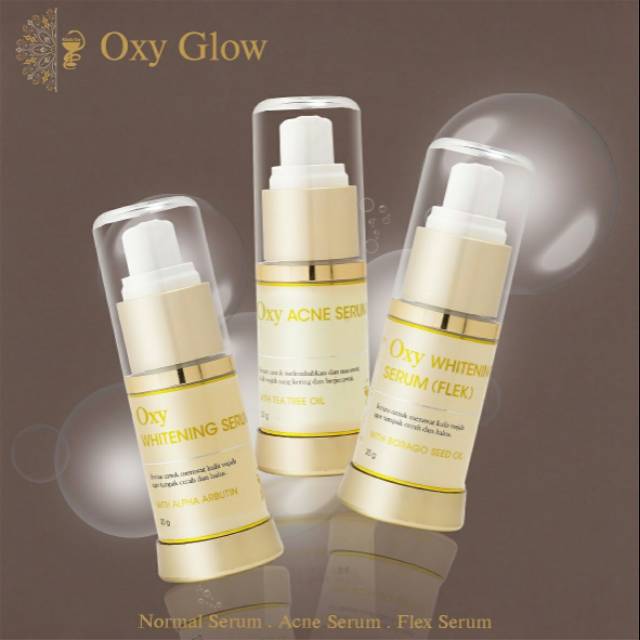 Oxyglow serum whitening flek acne oxy glow original flex