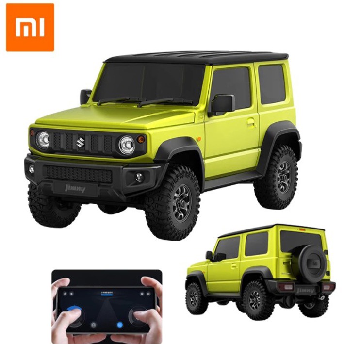 MI Suzuki Jimny Sierra Yellow RC Car 1/16 4WD Mainan Mobil Anak