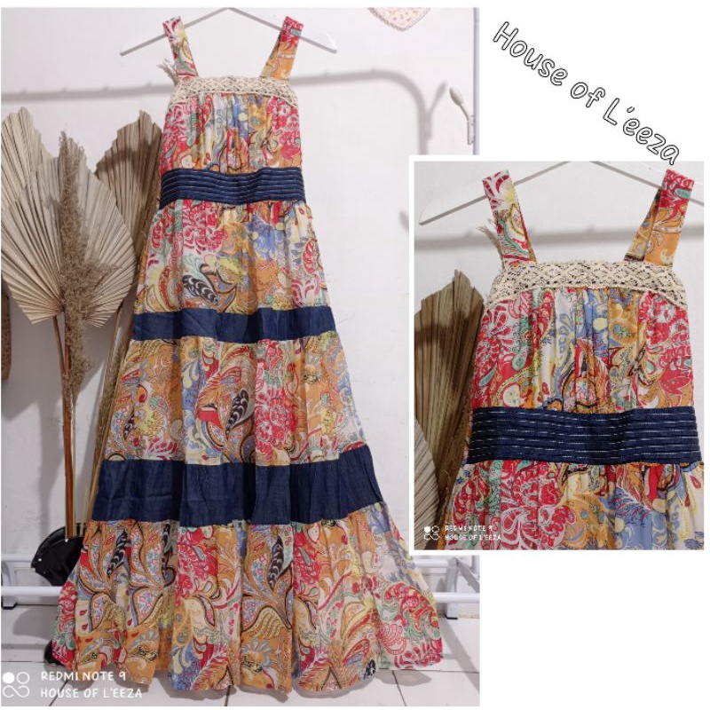 Maxi dress MUFFIN chiffon