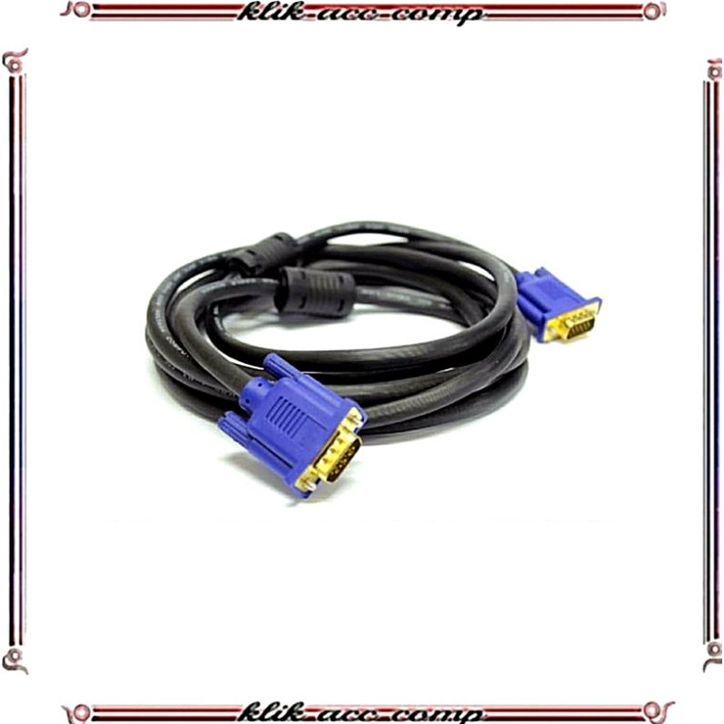 KABEL VGA 3M HIGH QUALITY (GOLD PLATED) / VGA 3 METER / VGA 3 M