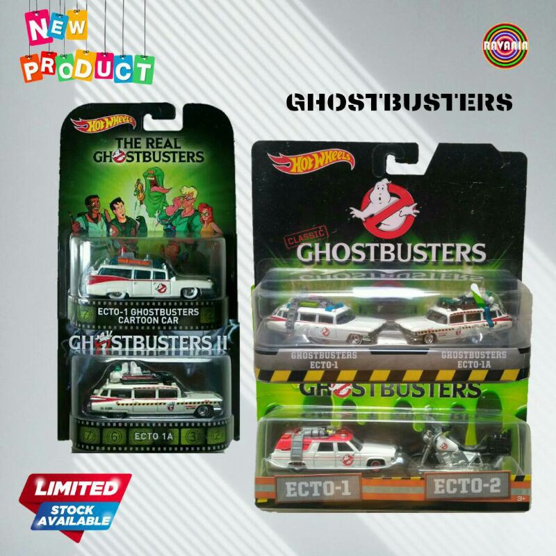 Ecto - Ghostbusters Movie - Miniatur Mobil Mainan / Diecast Hot Wheels
