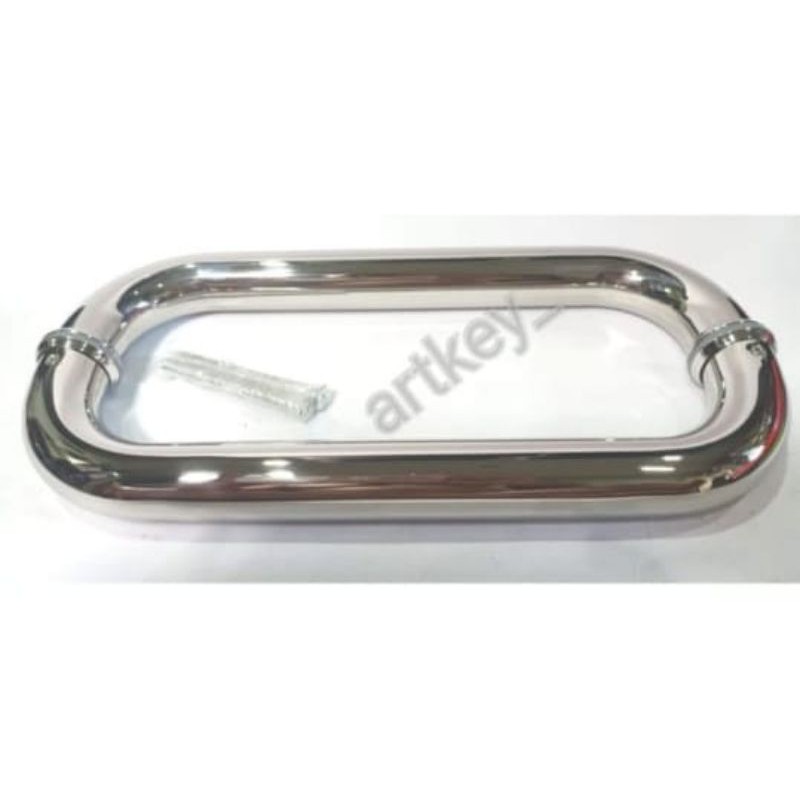 Handle Pintu  Model C pipa Ø 32 As 35 cm Stainless steel