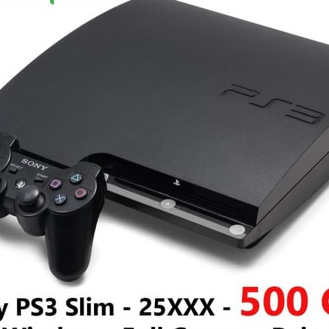 SONY PS 3 PS3 SLIM CFW 500GB SERI 25XX