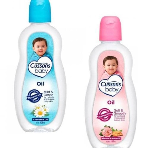 Cussons Baby Oil 100ml+100ml Almond &amp; Rose oil