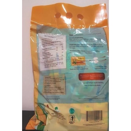 

Tropicana Slim Classic 160 Sachet Gula Jagung