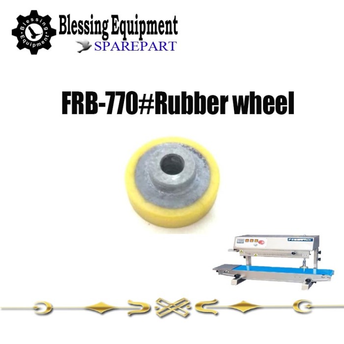 FRB-770 Sparepart Rubber Wheel Continuous Band Sealer Power