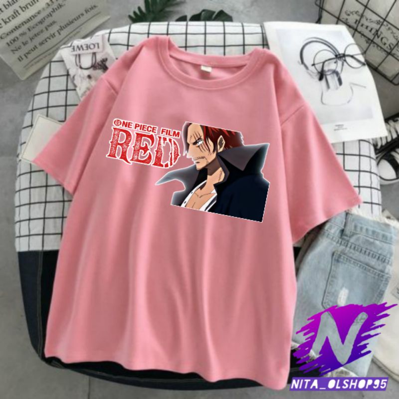 kaos anak akagami no shanks baju anak one piece film red