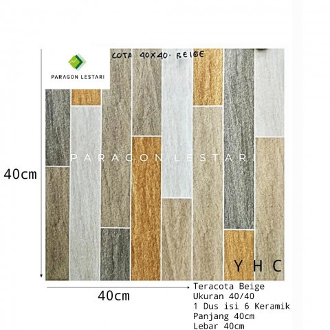KERAMIK YHC 40/40 TERACOTA BEIGE STANDARD