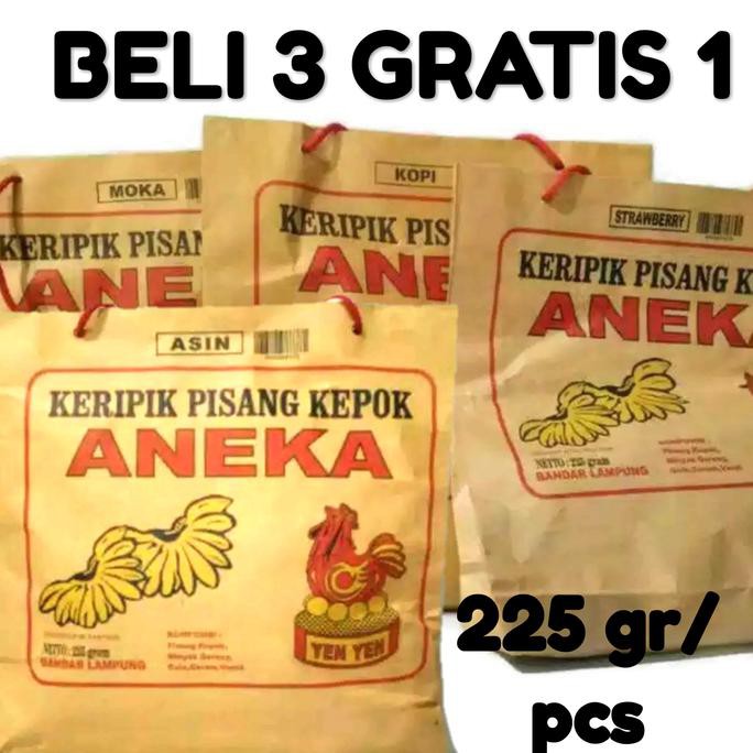 

Keripik Pisang Lampung Aneka Yen-Yen - Promo Beli 3 Gratis 1