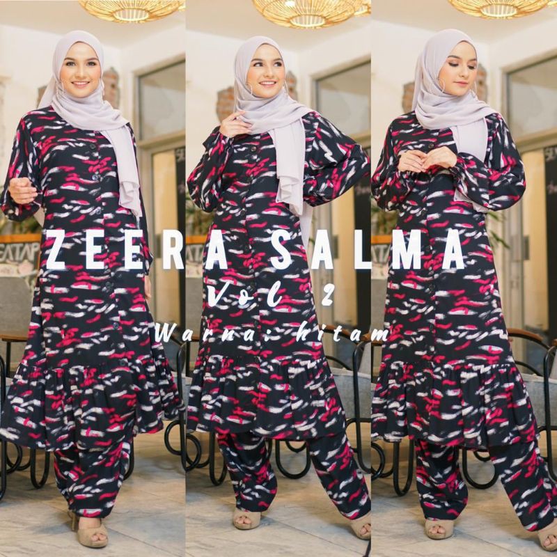 Daster arab ZEERA SALMA Gamis Rayon Setelan