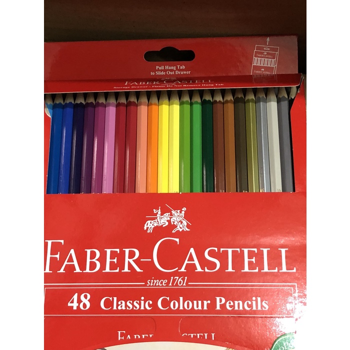 

WARNAPENSIL- PENSIL WARNA CLASSIC FABER-CASTELL 48 WARNA -PENSIL WARNA