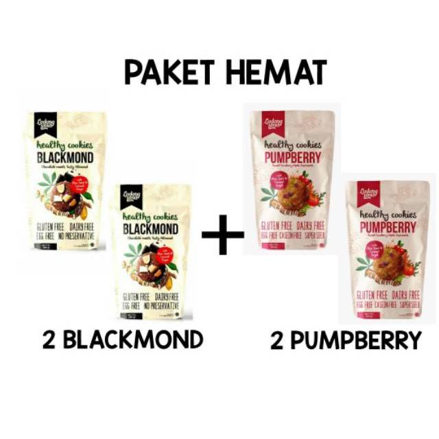 Paket hemat blackmond dan pumpberry isi 2 blackmond 2 pumpberry