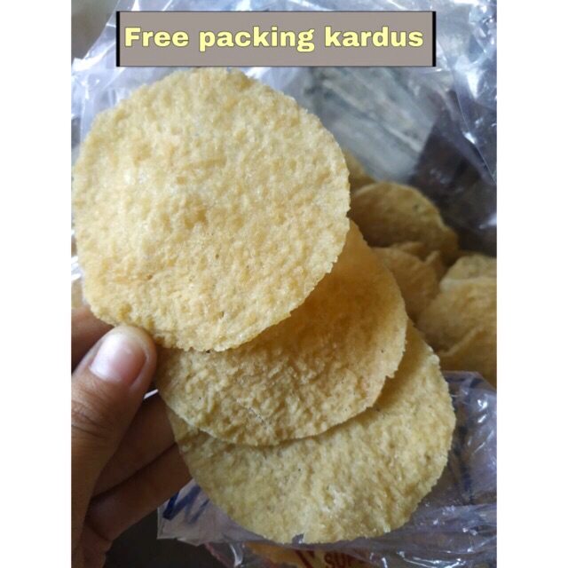 

Kerupuk Puli Bawang 500gram / Kerupuk Beras / Kerupuk Karak / Kerupuk Nasi / Kerupuk Gendar