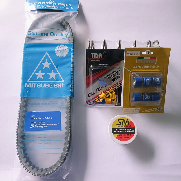 PAKET CVT UPGRADE GENIO PAKET KIRIAN SCOOPY PRESTIGE BEAT DELUXE