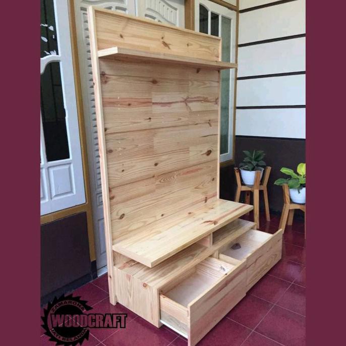 Rak Rias Tv Multifungsi Kayu Jati Belanda - Semua Warna, All Size Kaktiara_