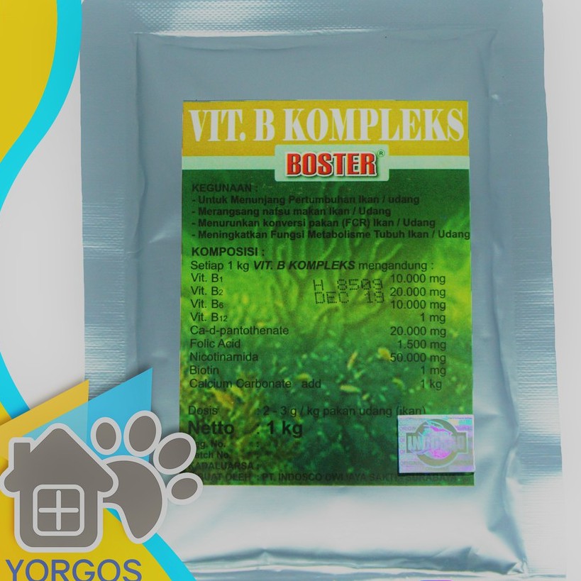 Boster Vitamin B Kompleks Untuk Ikan Shopee Indonesia