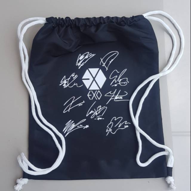 EXO tas serut exo ransel string b55ag kpop signature