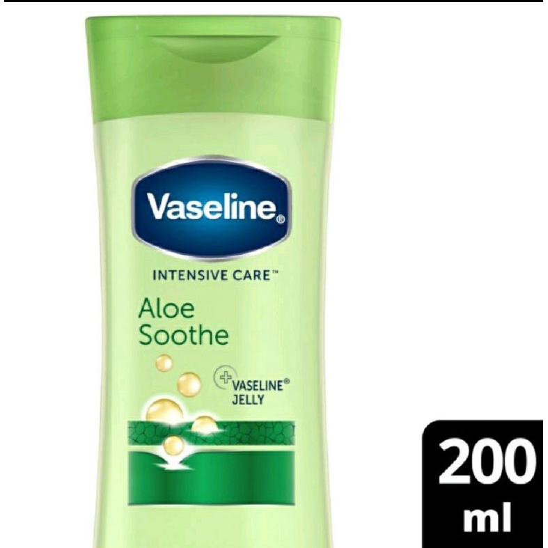 VASELIN HIJAU  / VASELIN LOTION 200 ML/ VASELINE ALOE SOOTHE / HANDBODY LOTION 200 ML / VASELINE PIN