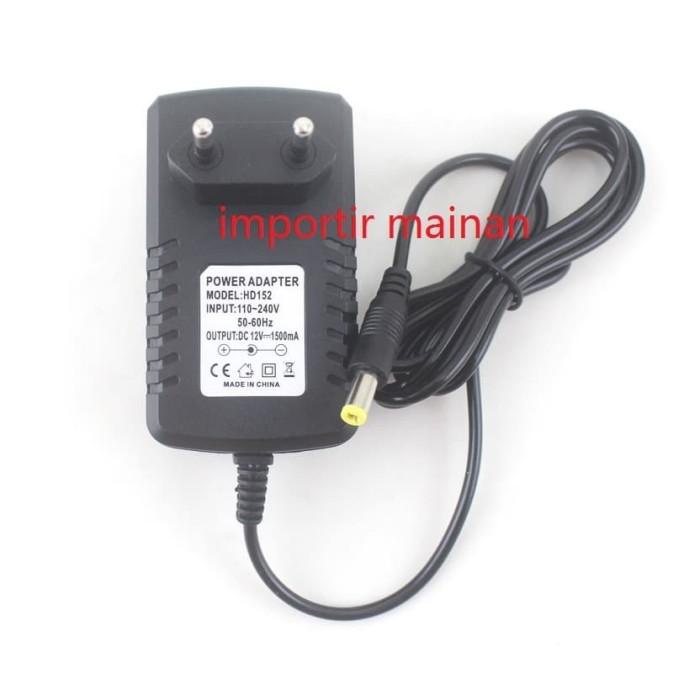 charger mobil aki anak 12V ouput 1.5A HD152 charger mobilan aki