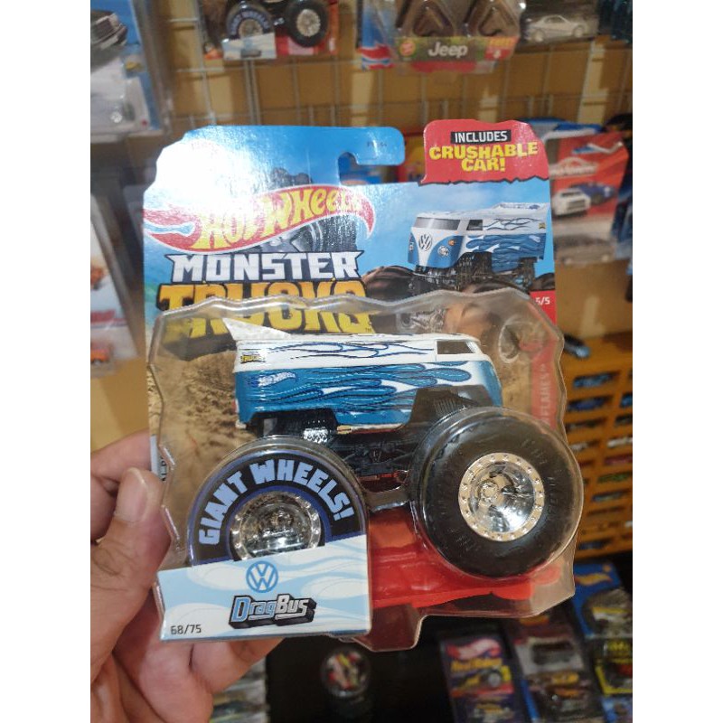 HOT WHEELS MONSTER TRUCK DRAG BUS