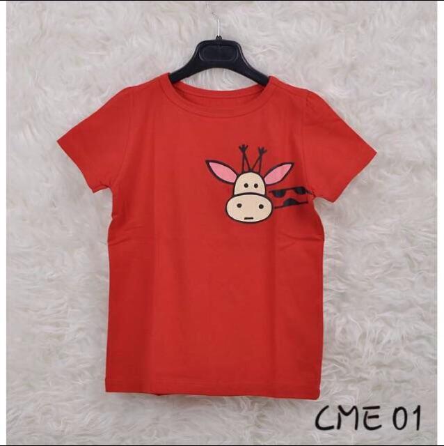 Kaos balita cewe warna pink motif jerapah Shopee Indonesia Kaos balita cewe warna pink motif jerapah Shopee Indonesia