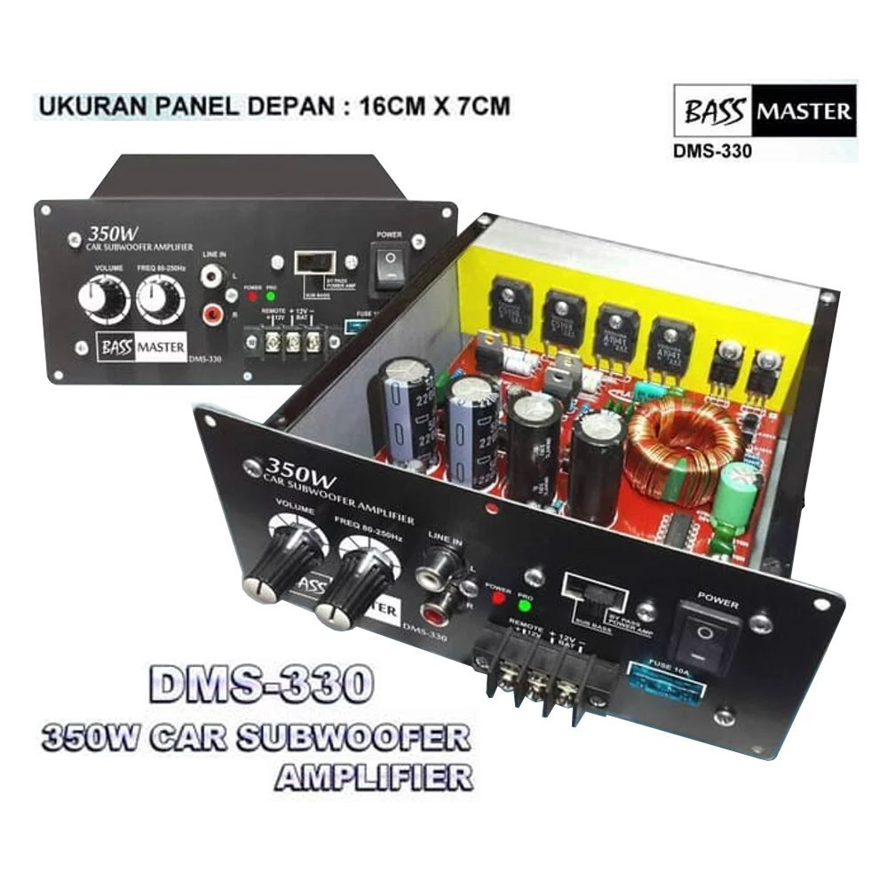 Power Kit Subwoofer / Monoblok BASS MASTER DMS 330