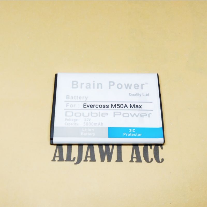 Baterai Bt Batre Battery Cross Evercoss M50A M50A MAX Double Power Battery