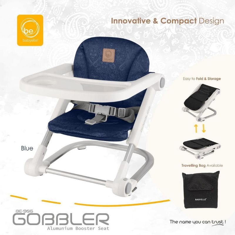 Babyelle Folding Booster Seat Gobbler / Kursi Makan