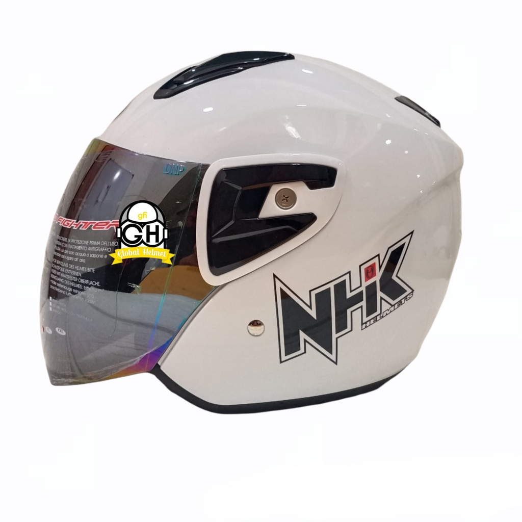 NHK R7 SR SOLID WHITE HALF FACE TERBARU KYOTO GALAXY