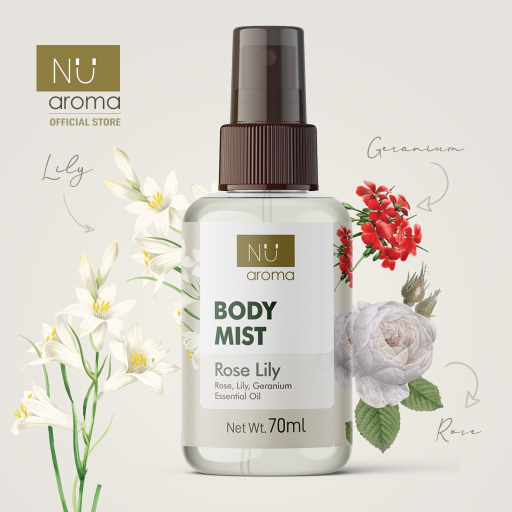 Nu Aroma Body Mist Rose Lily