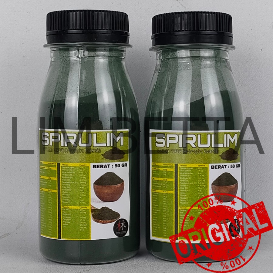 SPIRULIM 50 GRAM Spirulina Powder / Spirulina Plantensis