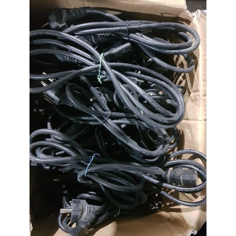 Kabel power pc komputer original builtup tebal