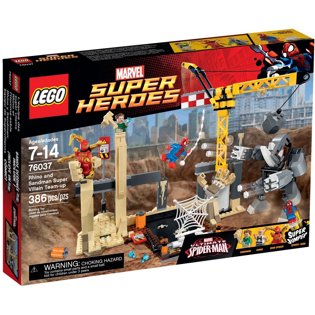 Lego Superheroes 76037 Rhino and Sandman Super Villain Team-up