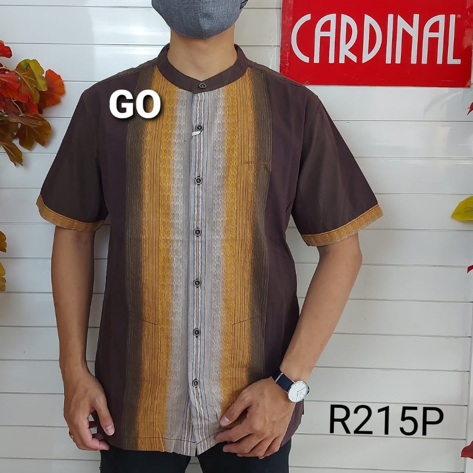 gos CARDINAL KOKO/TAQWA Pakaian Pria Kemeja Hem Cowok Laki-Laki Baju Muslim Original Lengan Pendek