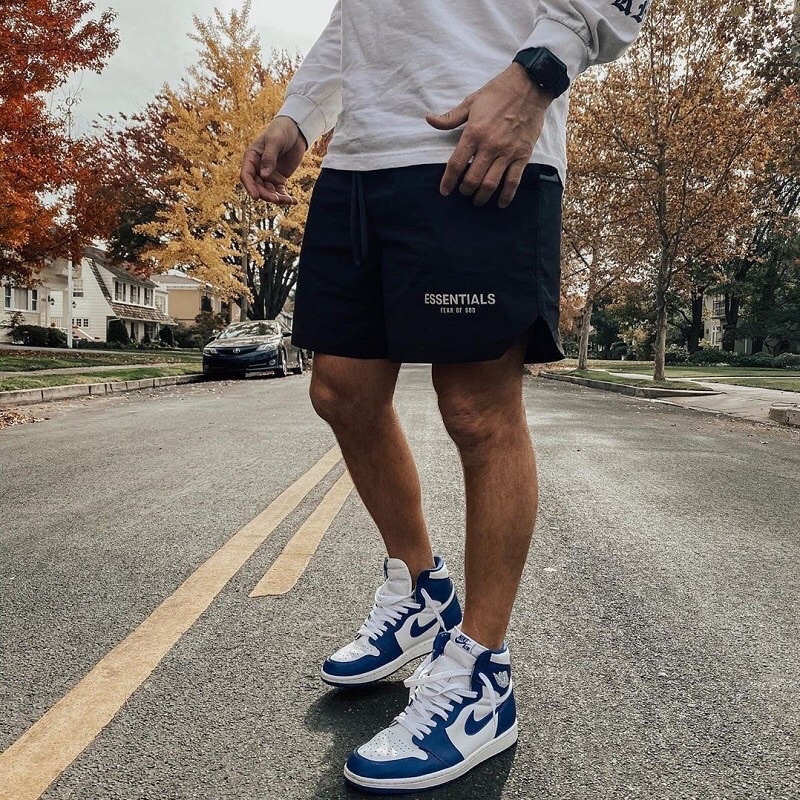 FOG Essentials Shortpants Fear of God Celana Pendek Sweatpants Reflective Celana Tennis Celana Runni