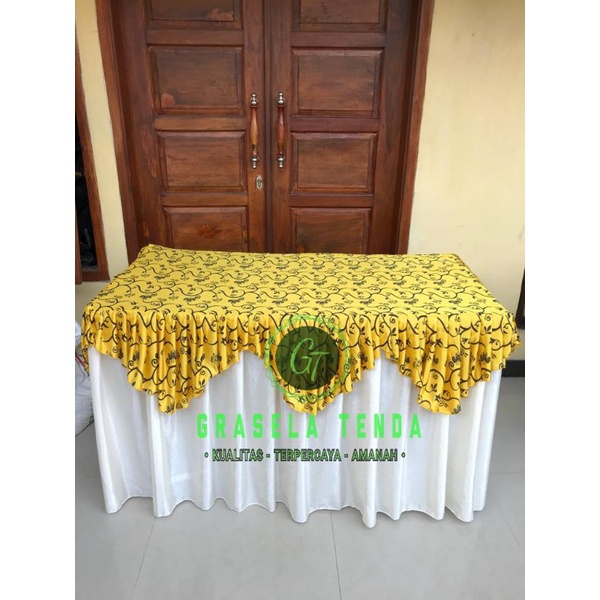 Cover meja tamu - prasmanan - kantor ALAS BATIK